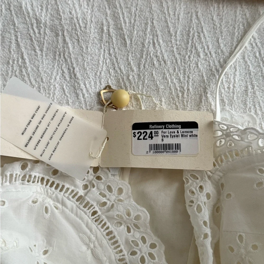 For Love And Lemons White Lace Mini Dress - Picture 14 of 14